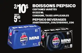 Provigo BOISSONS PEPSICO | PEPSICO BEVERAGES offer