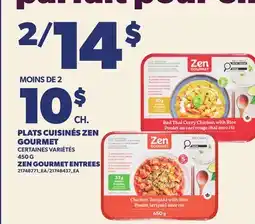 Provigo PLATS CUISINÉS ZEN GOURMET | ZEN GOURMET ENTREES offer