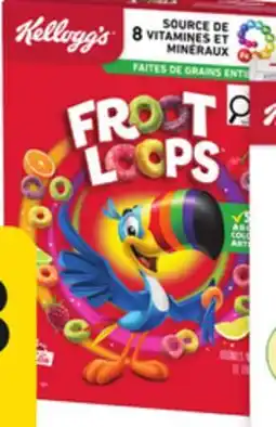 Giant Tiger Kellogg's cereal varieties offer