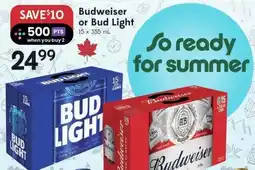 Sobeys Liquor Budweiser or Bud Light offer