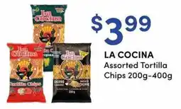 Apple Drugs La Cocina assorted tortilla chips offer