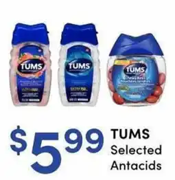 Apple Drugs Tums selected antacids offer