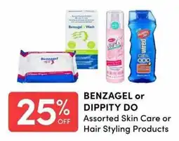 Apple Drugs Benzagel or Dippity Do Assorted Skin Care or Hair Styling Products offer