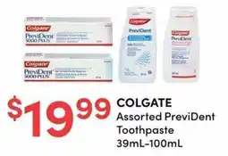 Apple Drugs Colgate assorted prevident toothpaste offer
