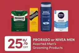 Apple Drugs Proraso or nivea men assorted men's grooming products offer