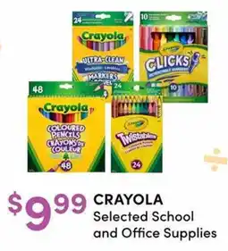 Apple Drugs Crayola selected school and office supplies offer