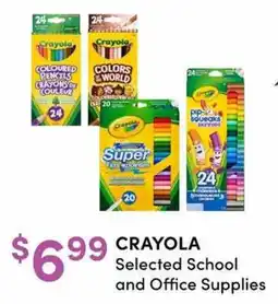 Apple Drugs Crayola selected school and office supplies offer
