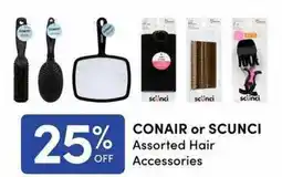 Apple Drugs Conair or Scunci Assorted Hair Accessories offer