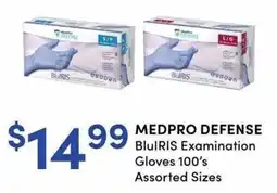 Apple Drugs Medpro defense bluiris examination gloves offer