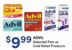 Apple Drugs Advil Selected Pain or Cold Relief Products offer