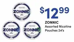Apple Drugs Zonnic assorted nicotine pouches offer