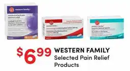 Apple Drugs Western Family Selected Pain Relief Products offer