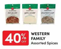 Apple Drugs Western Family Assorted Spices offer