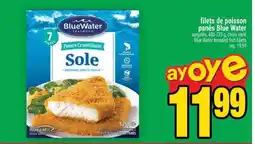 Super C FILETS DE POISSON PANÉS BLUE WATER offer