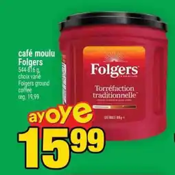 Super C CAFÉ MOULU FOLGERS offer