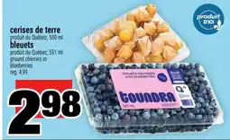 Super C cerises de terre / bleuets offer