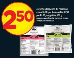 Maxi Crevettes blanches du Pacifique offer