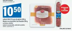 Maxi Salami ou Prosciutto offer