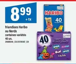 Maxi friandises Haribo ou Nerds offer