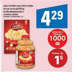 Maxi Orville Redenbacher's Popcorn offer