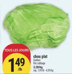 Marché Adonis CHOU PLAT | FLAT CABBAGE offer