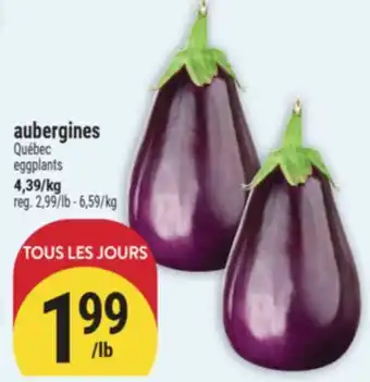 Marché Adonis AUBERGINES | EGGPLANTS offer