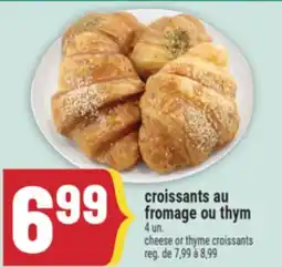 Marché Adonis CROISSANTS AU FROMAGE OU THYM | CHEESE OR THYME CROISSANTS offer