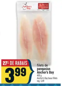 Marché Adonis FILETS DE PANGASIUS ANCHOR'S BAY | ANCHOR'SG BAY BASA FILLETS offer