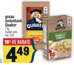 Marché Adonis GRUAU INSTANTANÉ QUAKER | QUAKER OATS offer