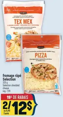 Marché Adonis FROMAGE RÂPÉ SELECTION | SELECTION SHREDDED CHEESE offer