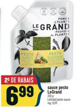 Marché Adonis SAUCE PESTO LEGRAND | LEGRAND PESTO SAUCE offer