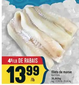 Marché Adonis FILETS DE MORUE | COD FILLETS offer