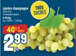Marché Adonis RAISINS CHAMPAGNE | CHAMPAGNE GRAPES offer