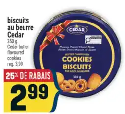 Marché Adonis BISCUITS AU BEURRE CEDAR | CEDAR BUTTER FLAVOURED COOKIES offer
