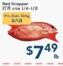 Oceans Fresh Food Market Red Snapper offer