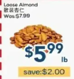 Oceans Fresh Food Market Loose Almond offer
