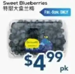 Oceans Fresh Food Market Sweet Blueberries offer