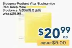 Oceans Fresh Food Market Biodance radiant vita niacinamide real deep mask offer