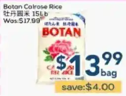 Oceans Fresh Food Market Botan Calrose Rice offer