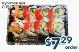 Oceans Fresh Food Market Dynamite Roll offer