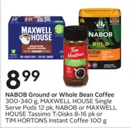 Sobeys Ground or Whole Bean Coffee offer
