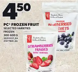 Loblaws PC FROZEN FRUIT offer