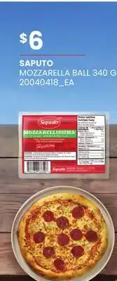 Loblaws SAPUTO MOZZARELLA BALL offer