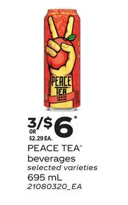 Loblaws PEACE TEA BEVERAGES offer
