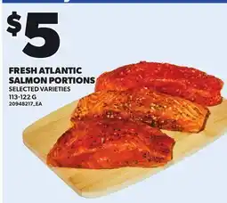 Loblaws FRESH ATLANTIC SALMON PORTIONS offer
