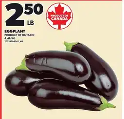 Loblaws EGGPLANT offer