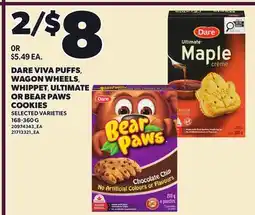 Loblaws DARE VIVA PUFFS, WAGON WHEELS, WHIPPET, ULTIMATE OR BEAR PAWS COOKIES offer