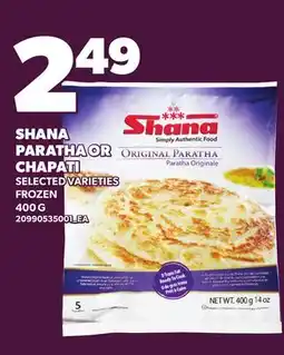 Loblaws SHANA PARATHA OR CHAPATI offer