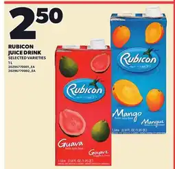 Loblaws RUBICON JUICE DRINK offer