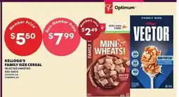 Loblaws KELLOGG'S FAMILY SIZE CEREAL offer